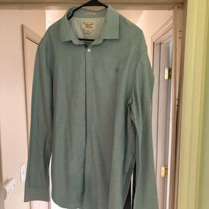 XL Teal Penguin Dress shirt.